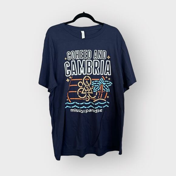 Bella Canvas Other - NEW Coheed & Cambria Mission Paradise cruise shirt